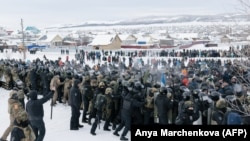 Акция в защиту Алсынова в Баймаке