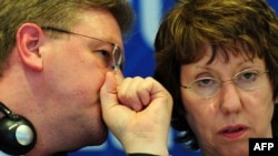 Catherine Ashton və Stefan Fuele 