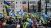 Митинг в Тель-Авиве в поддержку Украины, март 2022 года