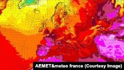 Жара в Европе и России, июнь 2022 года