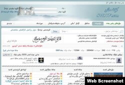 Қытай қазақтарының kultegin.com сайты. (Көрнекі сурет)