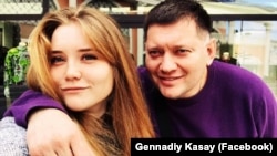 Gennadi Kasay və qızı Polina