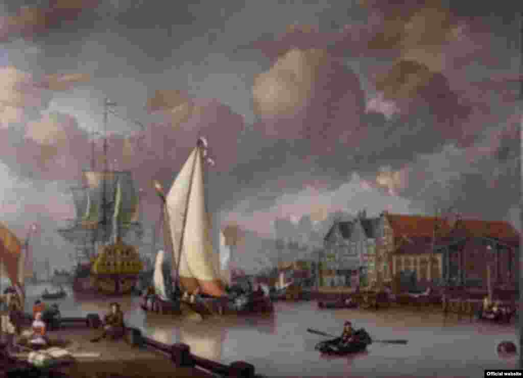 Jan Claesz. Rietschoof, View on Oostereiland, Hoorn, 1652-1719