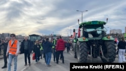 Акция протеста в Белграде
