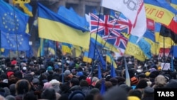 "Евромайдан" в Киеве. 8 декабря 2013 года