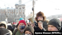 Митинг в Омске 31 января 2021 года (Архивное фото)