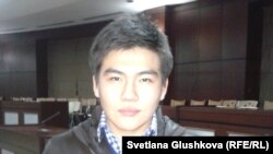 Назарбаев университеті студенті Ілияс Сауытов. Астана, 29 қазан 2012 жыл.