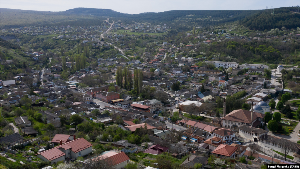 Панорама Старого города Бахчисарая&nbsp;