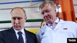 Владимир Путин и Анатолий Чубайс