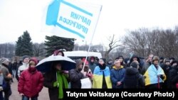 Митинг на Марсовом поле в Петербурге 