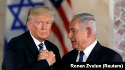 Donald Tramp və Benyamin Netanyahu